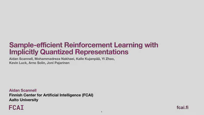 Nordic AI Meet & AI Day: Sample-efficient Reinforcement Learning with Implicitly Quantized Representations featured image