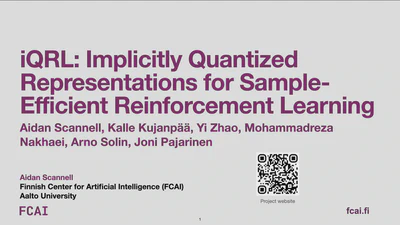 iQRL: Implicitly Quantized Representations for Sample-Efficient Reinforcement Learning featured image